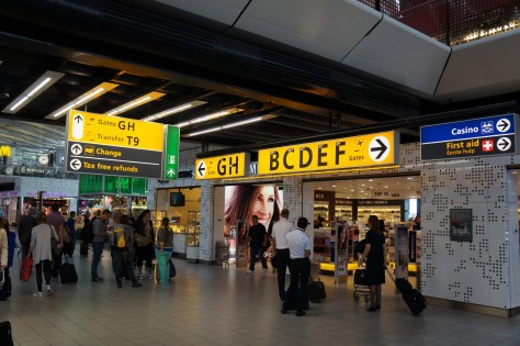 Paul Mijksenaar Bewegwijzering Schiphol Airport