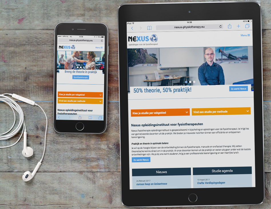 Nexus responsive website