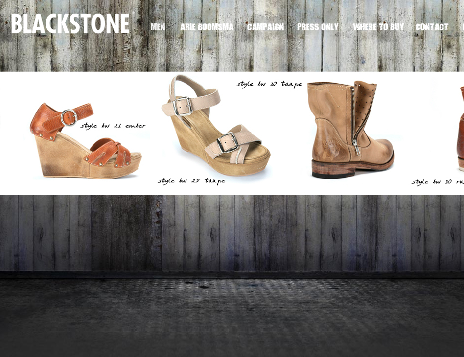 Blackstone Fashion // website women