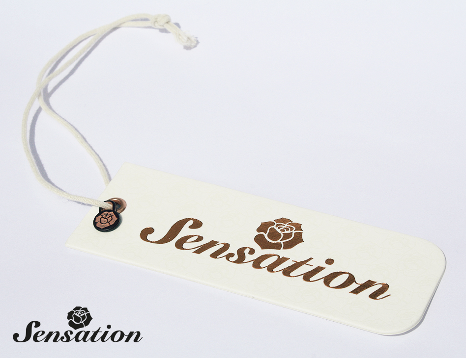 Sensation // hangtag